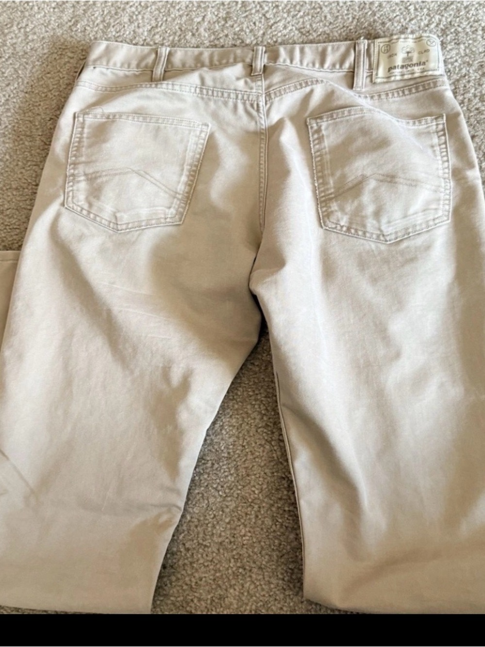 Patagonia Iron Clad men’s cotton twill workwear pants straight leg 34x32 - Picture 4 of 6